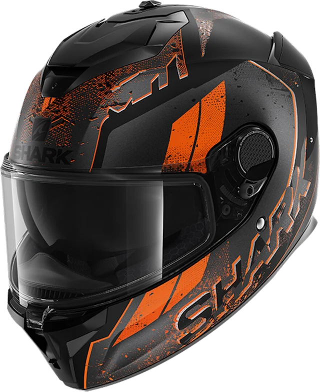 Shark Spartan GT Ryser Full Face Helmet, Black/Orange