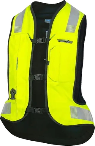 Helite Turtle 2 Air Bag Vest - Hi Viz Yellow