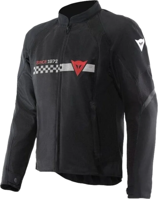 Dainese Womens Herosphere Air Textile Jacket, Black/White/Hi-Viz Yellow