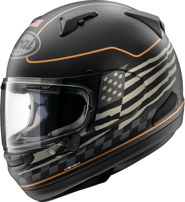 Arai Signet-X US Flag Helmet CLOSEOUT, black frost