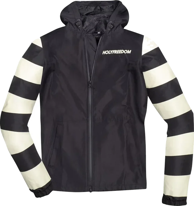 HolyFreedom Prison Cordura Rain Jacket, black/white