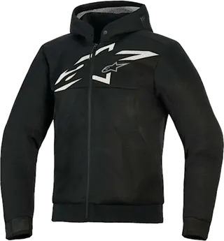 Alpinestars Chrome Super Airflow Hoodie - Black / Dark Grey / White