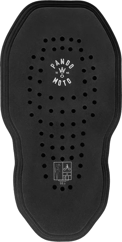 Pando Moto Quatroflex Back Protector, Black