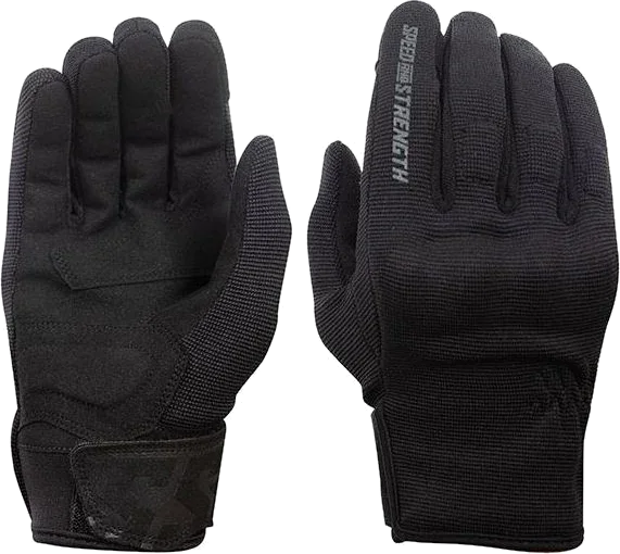 Speed & Strength Speed and Strength Womens Speed Society Textile Gloves (Black), Black