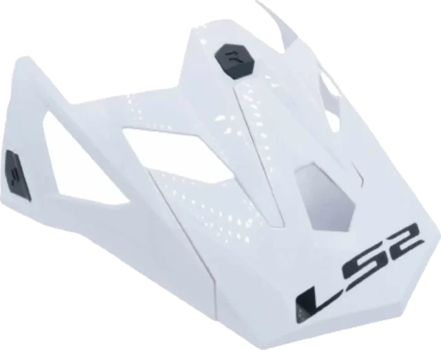 LS2 X Force Solid Peak Helmet Accessories, gloss white