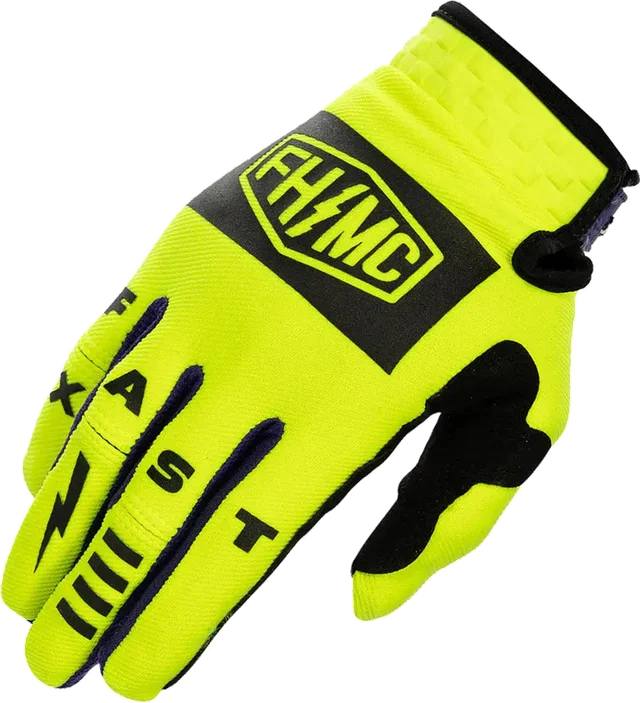 Fasthouse Speed Style Atomic Youth Glove - High Viz/Black, high viz black