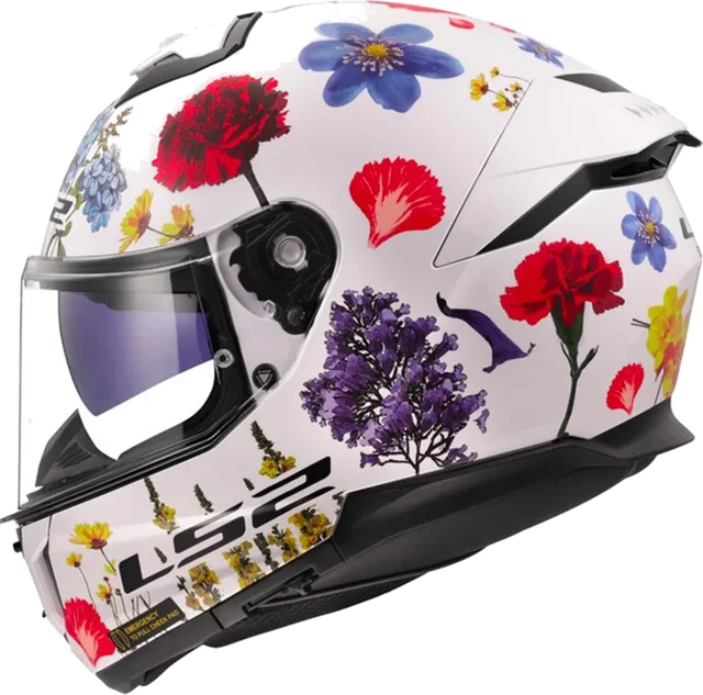 LS2 Stream II Helmet Flowers Gloss