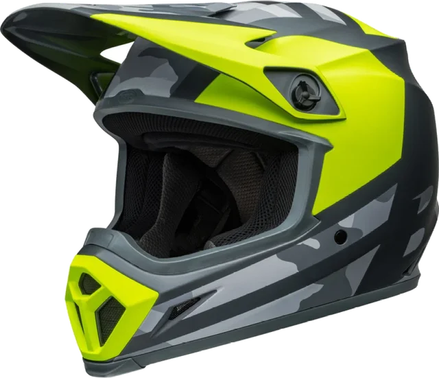 Bell MX-9 Mips Helmet Alter Ego Yellow Green Camo, Alter Ego Yellow Green Camo