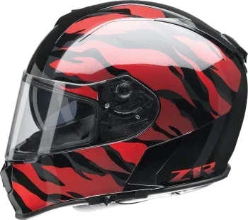 Z1R Warrant Full Face Helmet Panthera Black/Red