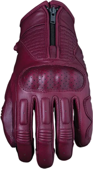 Five Kansas Ladies Gloves - Burgandy, Red