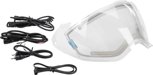 GMAX GM-11/S Electric Face Shield Helmet Accessories, clear