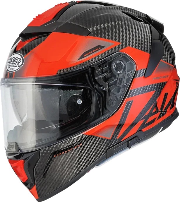 Premier Devil Carbon 22.06 Mn 2 Helmet Red