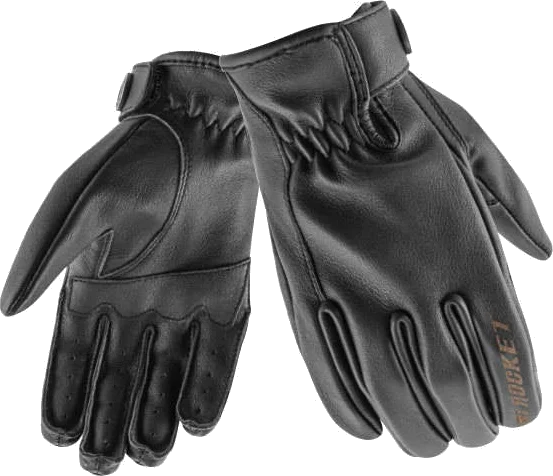 Joe Rocket Women's 67 Deer Skin Gloves, black