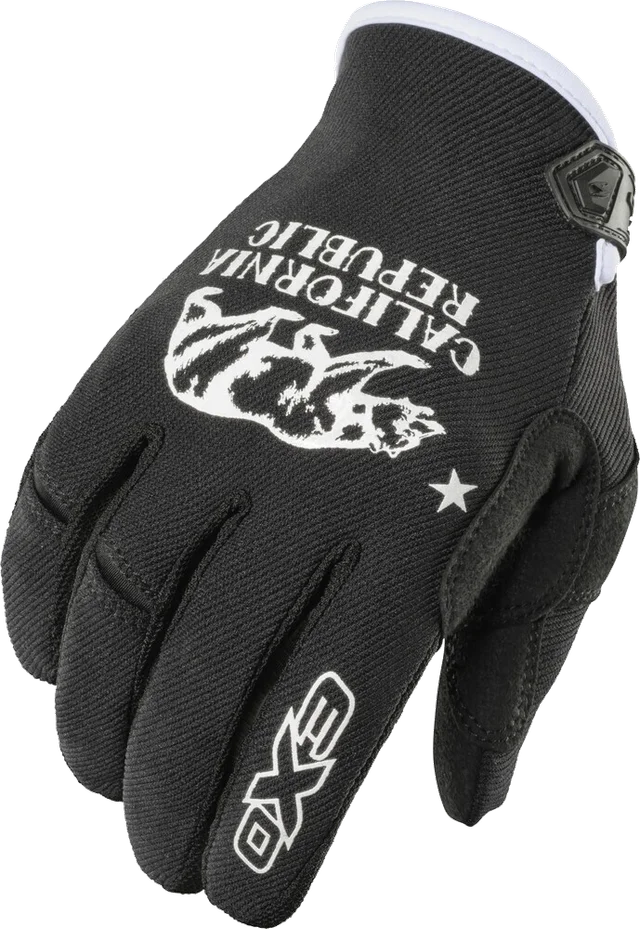 Scorpion EXO Moto-Flex Golden State Gloves, Black/White