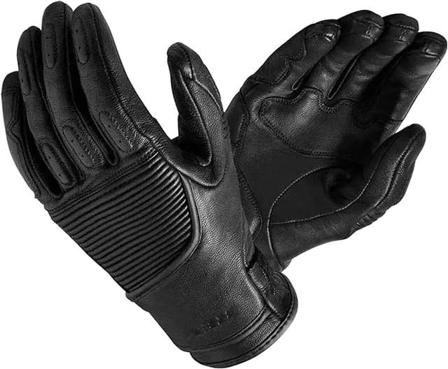 REV'IT! Revit Bastille Woman Leather Gloves, Black