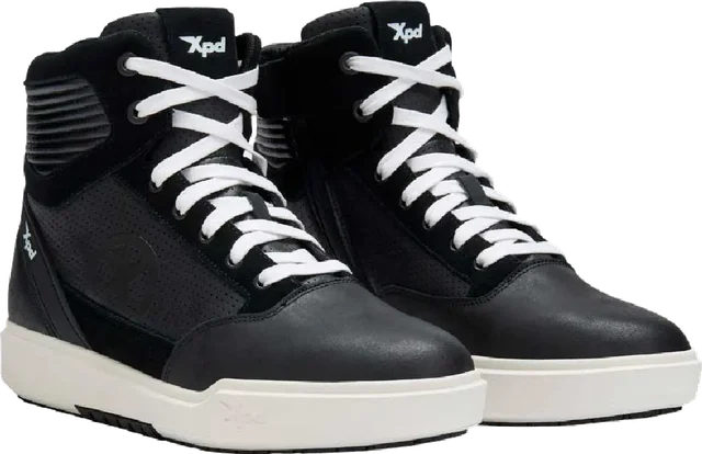 Xpd Way Air Motorcycle Shoes, Black / White