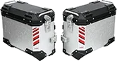 Loboo Pike Tracker Side Cases 45/45lt Silver