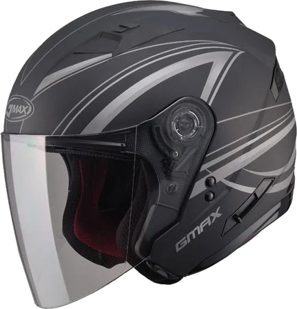 GMAX OF77 Derk Open Face Helmet, pink