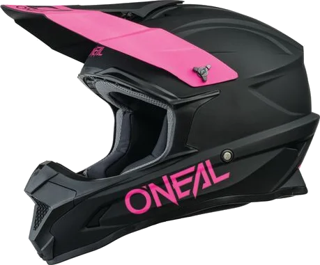 O'Neal 1 Series Women's Helmet - Solid, Black/Pink