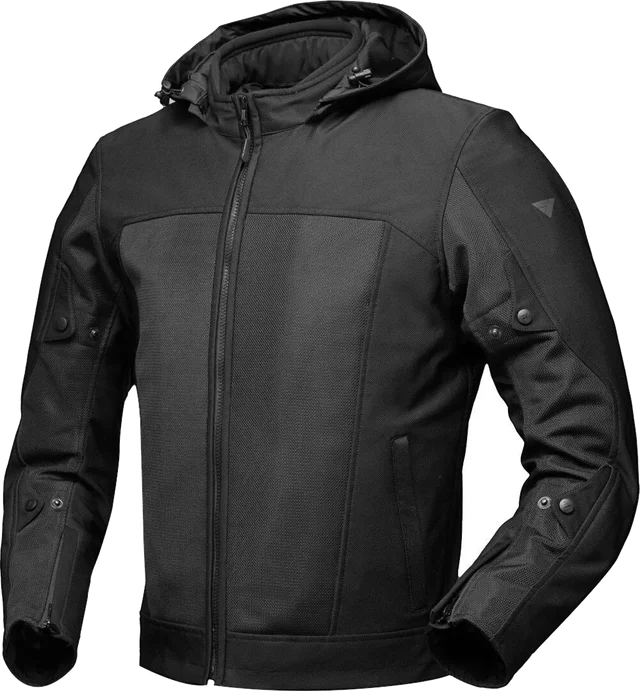 Modeka Davey Air waterproof Motorcycle Textile Jacket, black