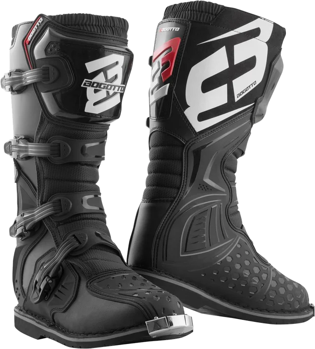 Bogotto MX-3 Black Motocross Boots, black