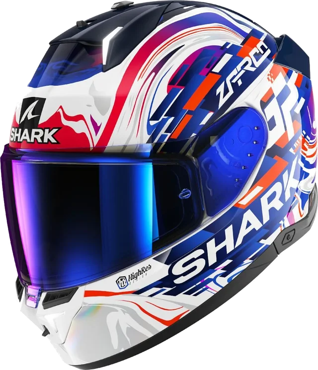 SHARK Skwal I3 Replica Zarco Gp De Fce White Violet Blue WVB, White Violet Blue