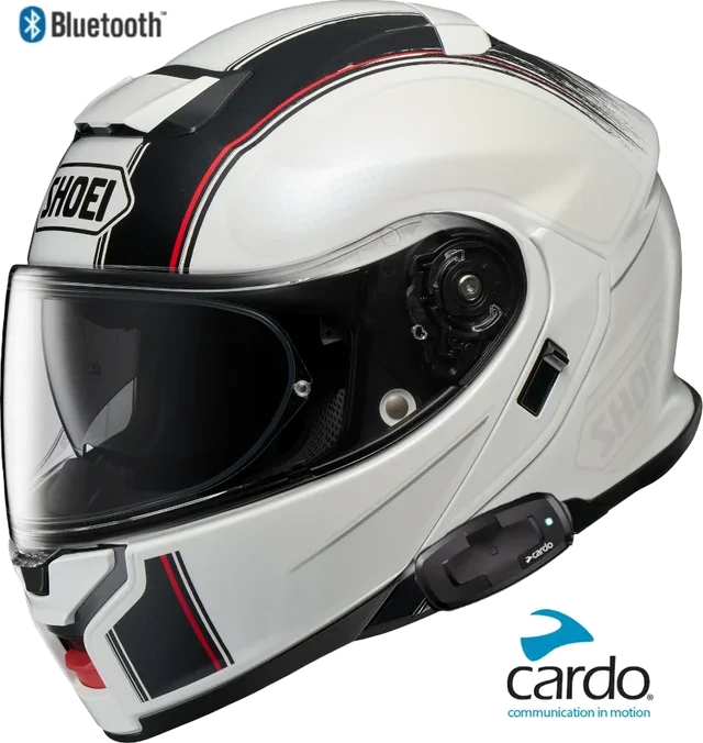 Shoei Neotec 3 Bluetooth Helmet Satori TC-6 Cardo Packtalk S