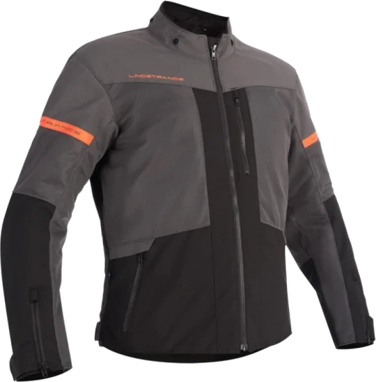 Lindstrands Rexbo v2 Waterproof Jacket - Grey/Red, Grey/Red