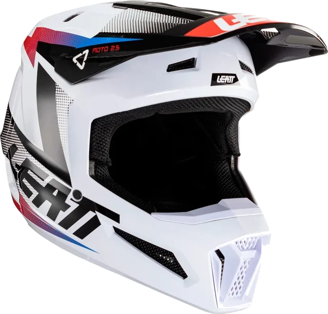 Leatt V24 2.5 Offroad Helmet, black white