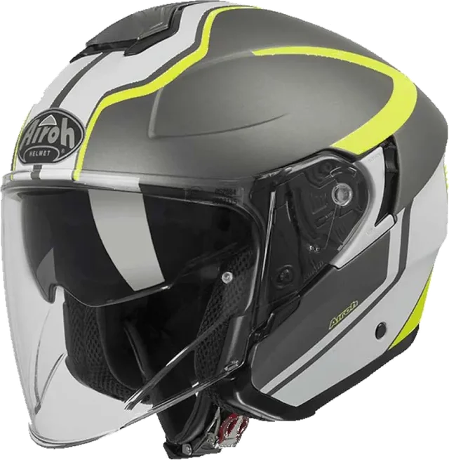 Airoh Hunter Soul Open Face Helmet, Anthracite
