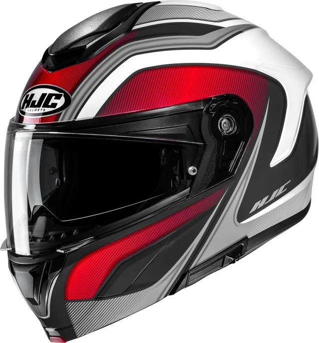 Hjc C92 Sirius Modular Helmet Red, Red/Black/Grey