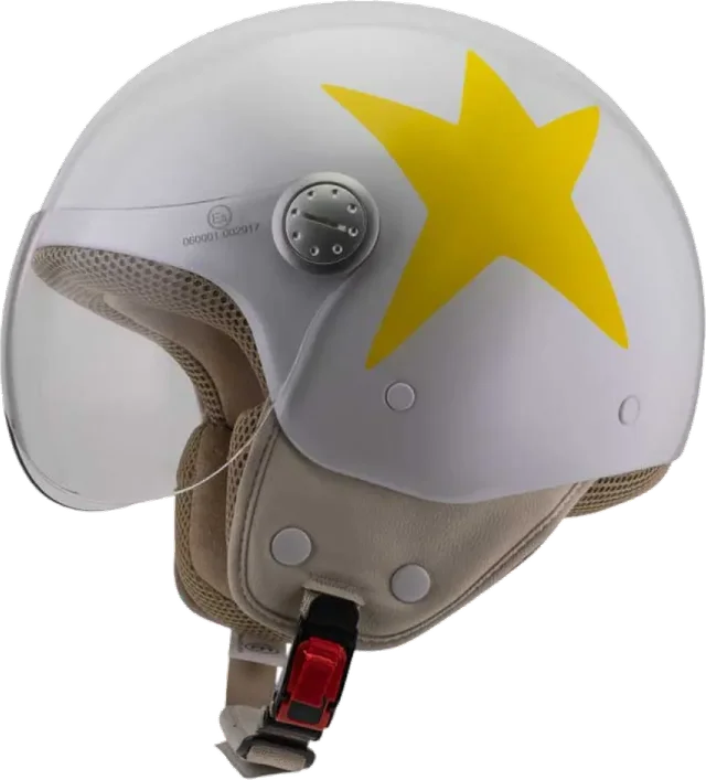 Nzi Pasarela Constelación Open Face Helmet, Yellow
