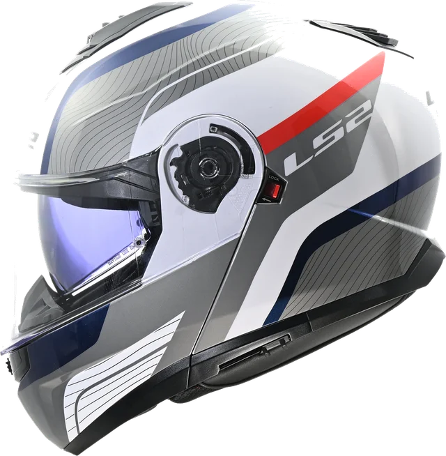 LS2 Strobe II - Monza White / Blue / Red, White / Blue / Red