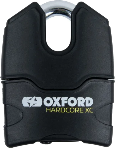 Oxford Hardcore XL Padlock - Black, Black