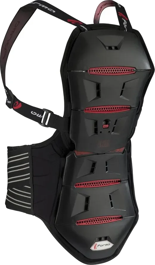 Forma Akira 6 Back Protector, Black / Red
