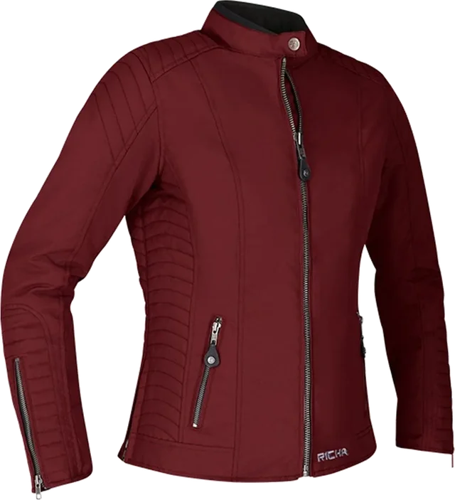 Richa Lausanne Ladies Textile Jacket Burgundy