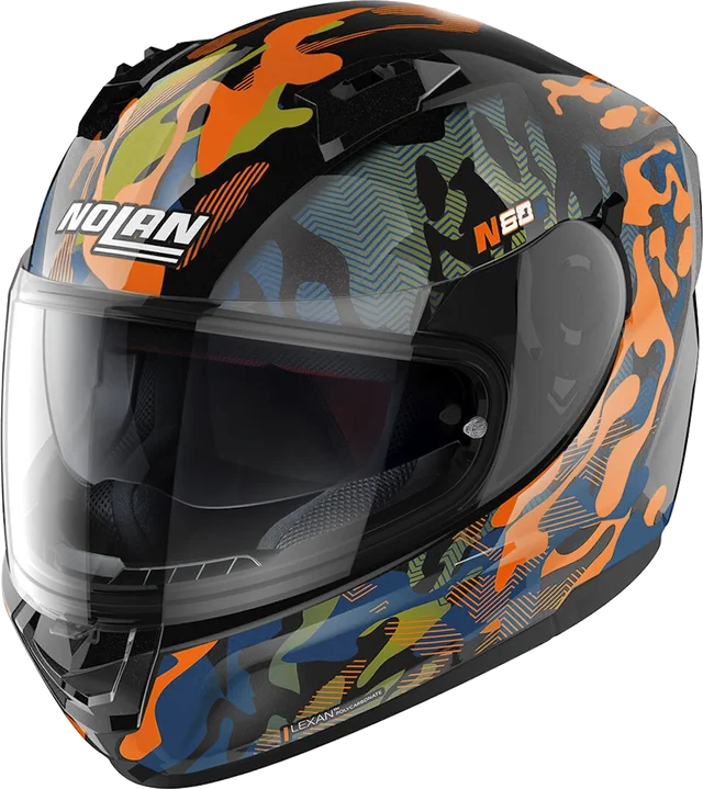 Nolan N60-6 Foxtrot Helmet, black/orange