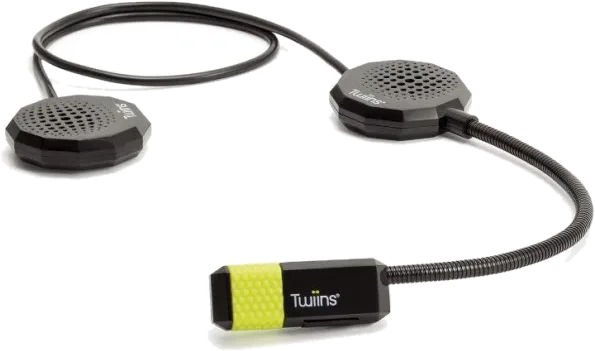 Twiins HF2 Dual 5.0 Bluetooth Headset, Black