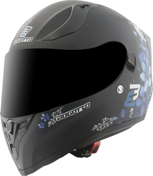 Bogotto H128 Fiori Helmet, black blue