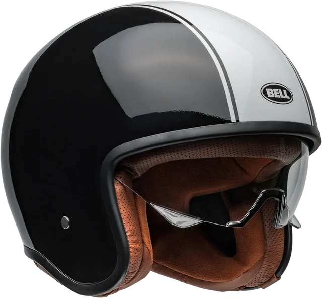 Bell Helmets Bell TX-501 Rally Helmet CLOSEOUT, gloss black white