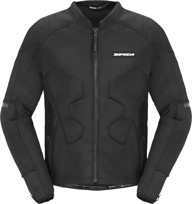 Spidi Armoured CE Textile Jacket - Black, Black