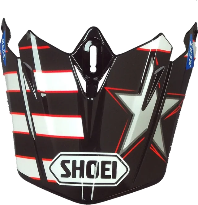 Shoei Peak For VFX WR Grant TC-1 Black / Red Helmet