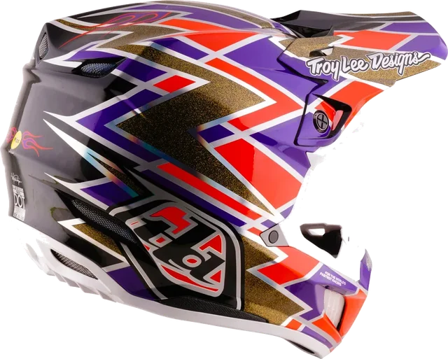 Troy Lee Designs SE5 Carbon Helmet Flush Violet, purple