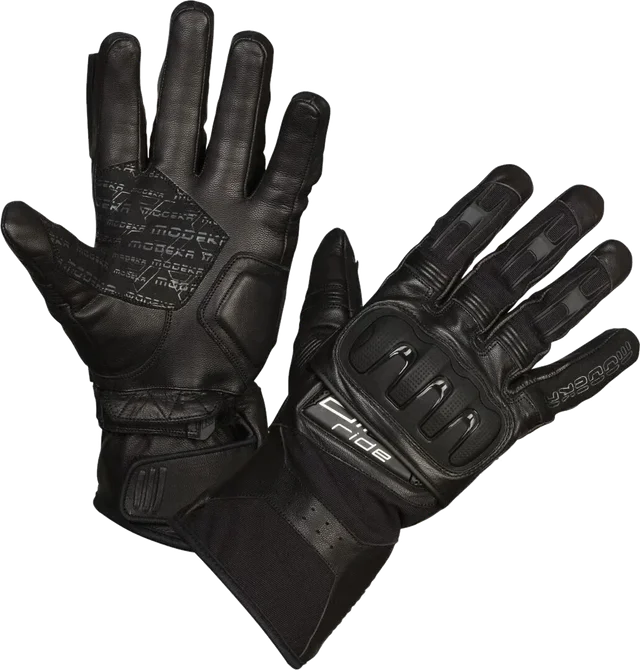Modeka Air Ride Dry Motorcycle Gloves, black/black