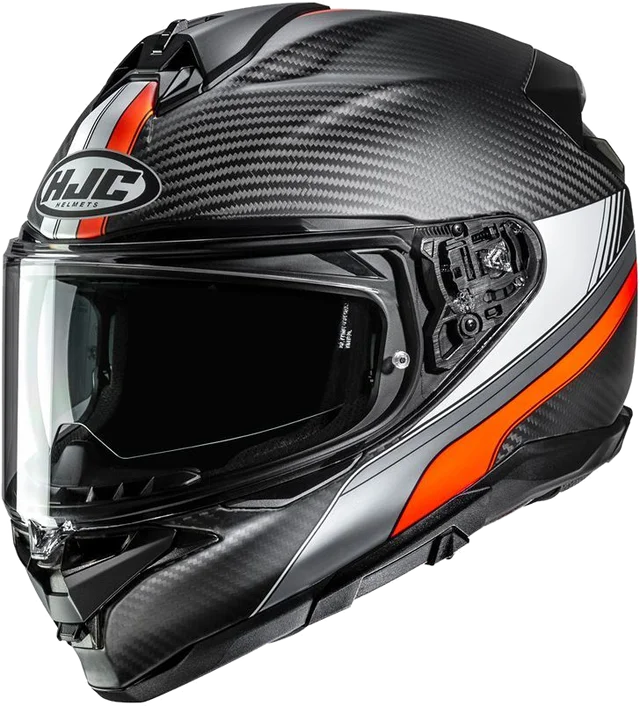 HJC F72 Carbon Eos MC6HSF Black-Org, Carbon