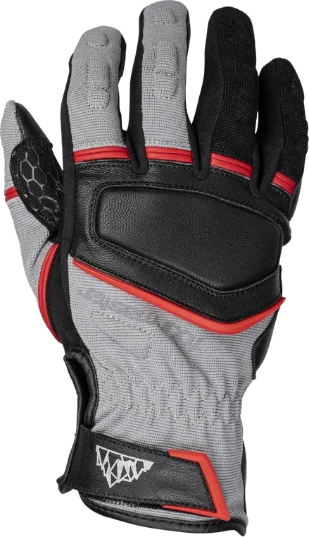 Tourmaster Tour Master Select Grey-Red Gloves, Grey