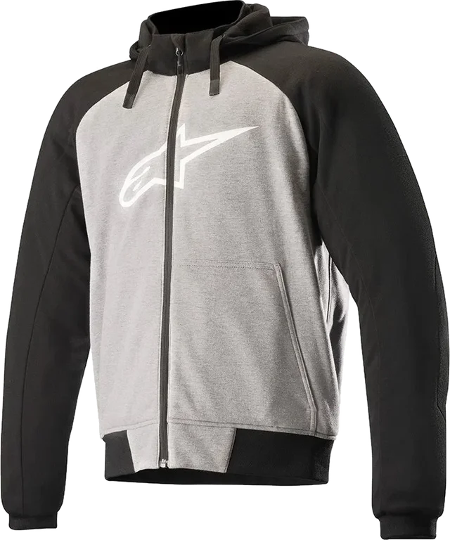 Alpinestars Chrome Sport Hoodie Melange Grey Black, Melange Grey Black
