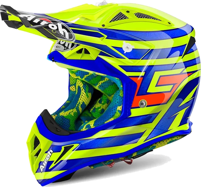 Airoh Aviator 2.2 Motorcycle Helmet - Cairoli Qatar Yellow