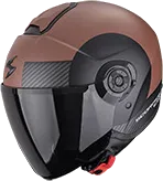 Scorpion Exo City 2 Sheer Helmet Brown Matt