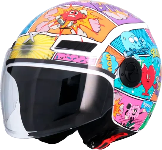 Axor Kioto Comic Open Face Helmet